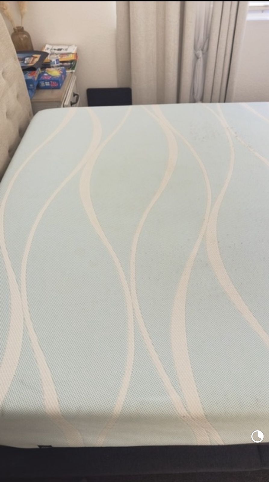 Mattress after cleaning