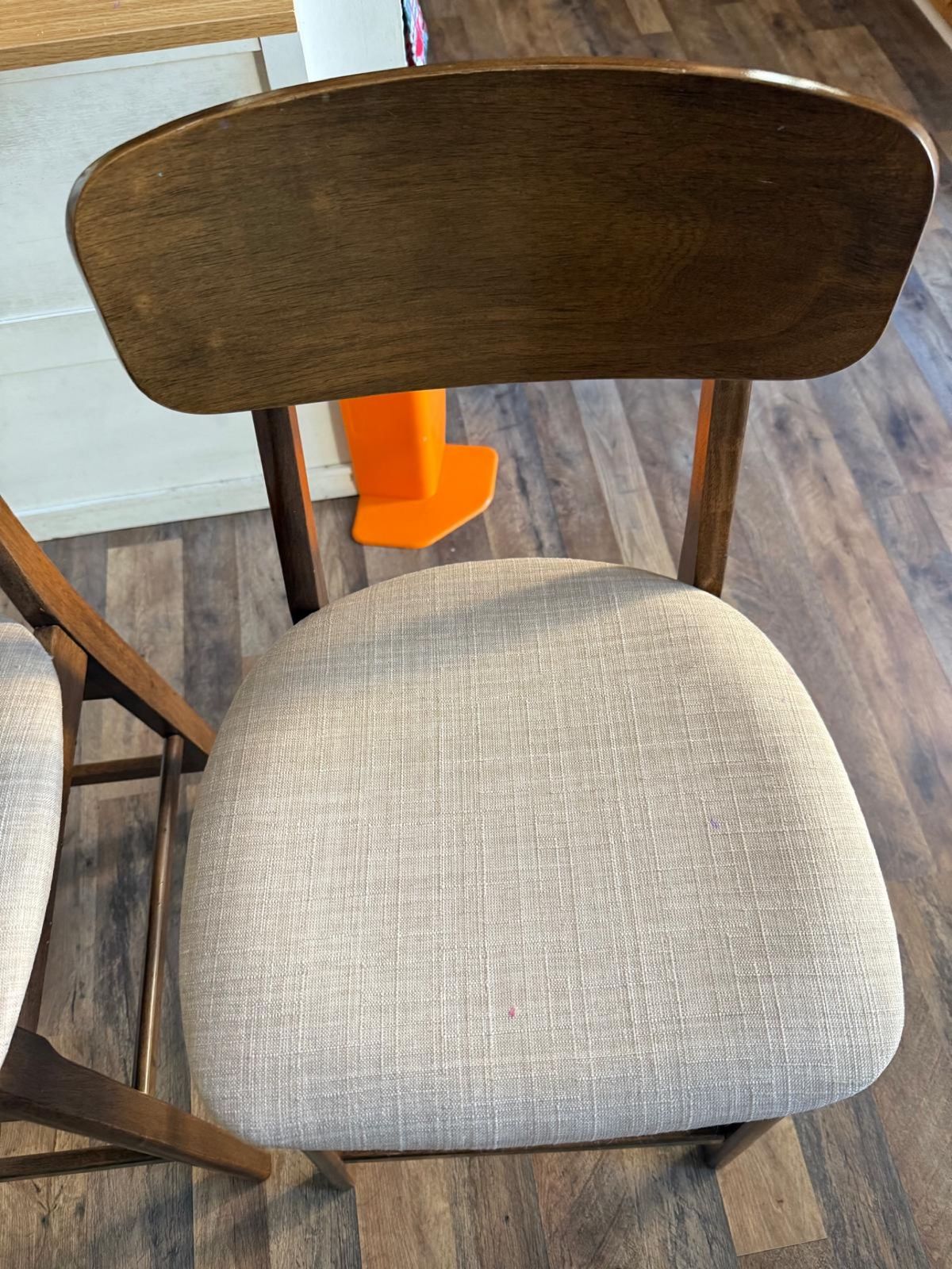 Dining chair after cleaning